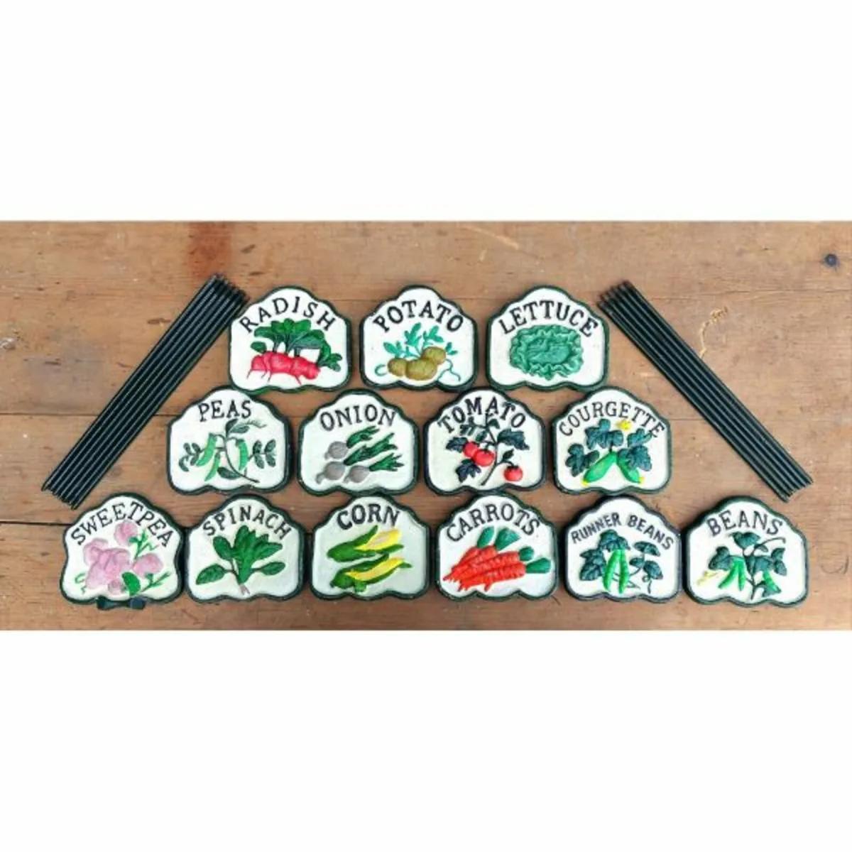 Sign – Vegetable – Set of 13x pieces – HS367