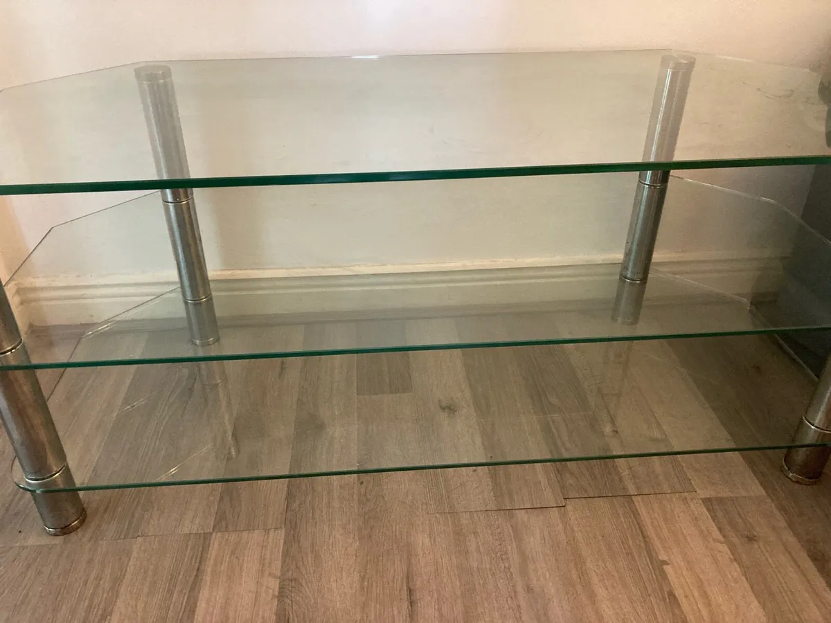 GLASS3 TIER COFFEE TABLE - Image 1