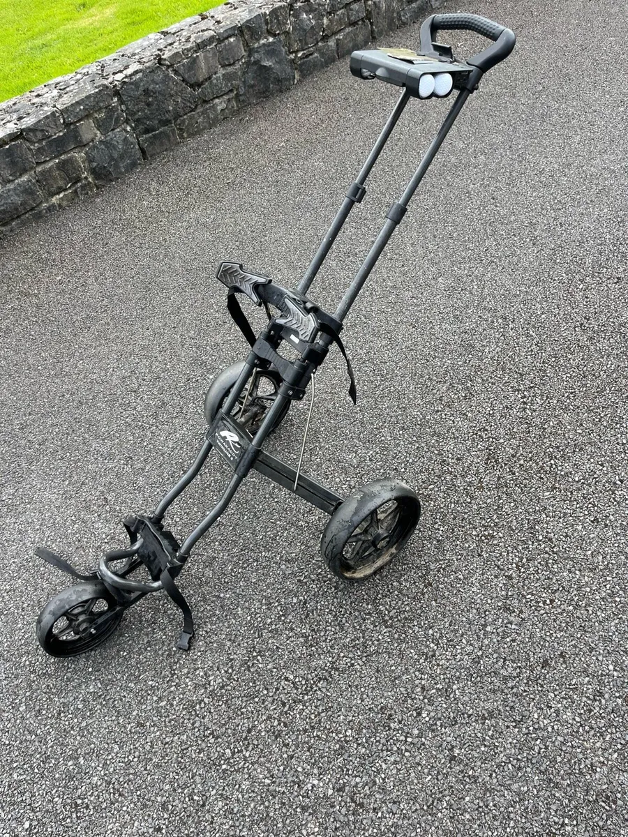 Powakaddy Twinline 3 Push Trolley - Image 1