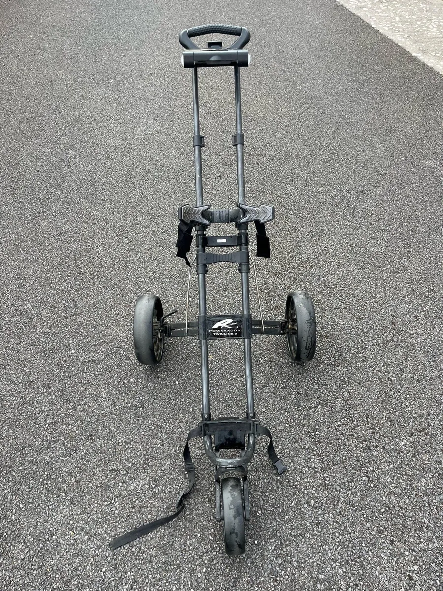 Powakaddy Twinline 3 Push Trolley - Image 2