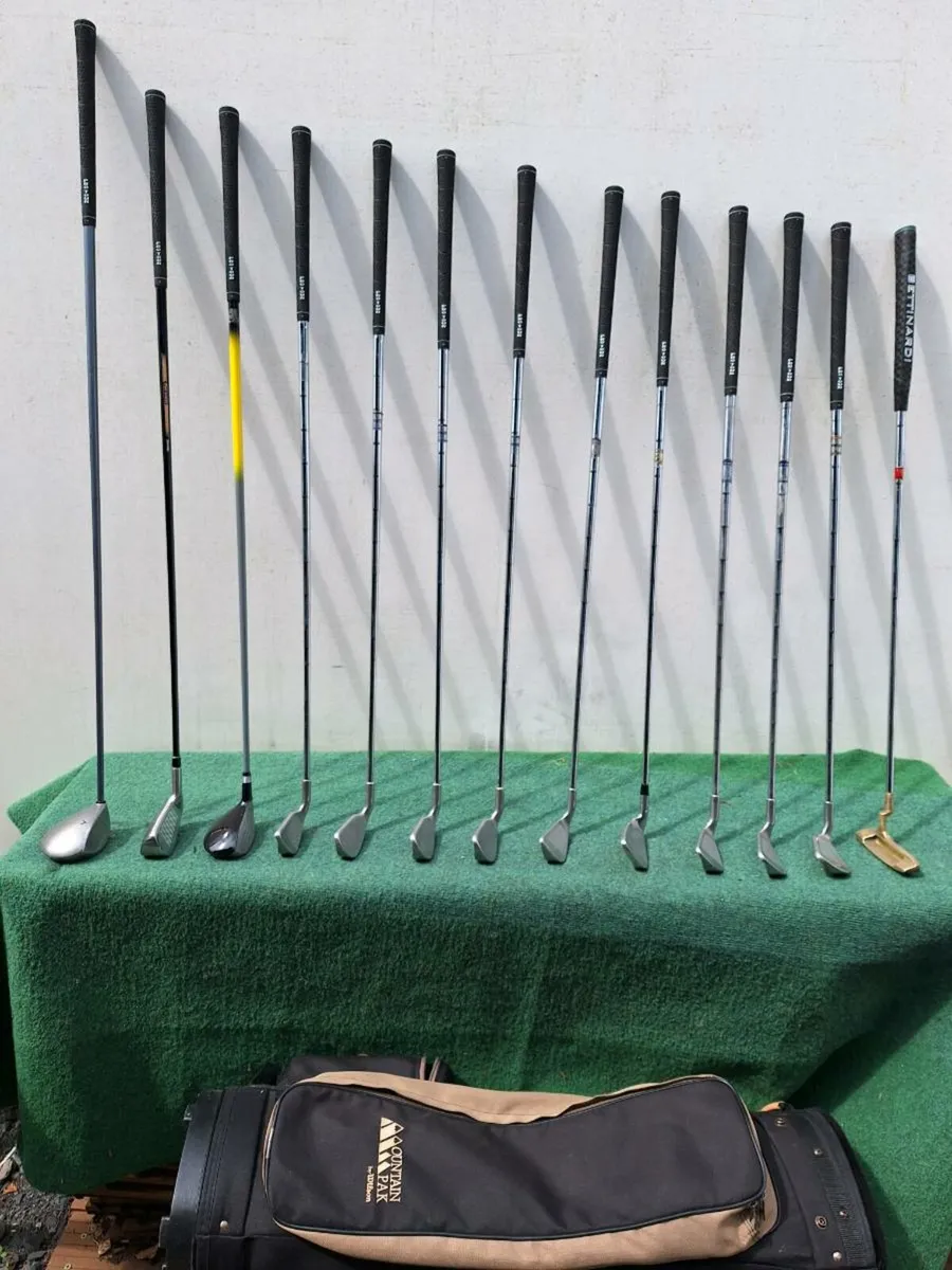 Golf clubs, full set and bag - Image 2
