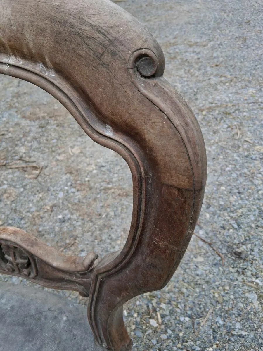4 unusual dining chairs for restoration - Image 4