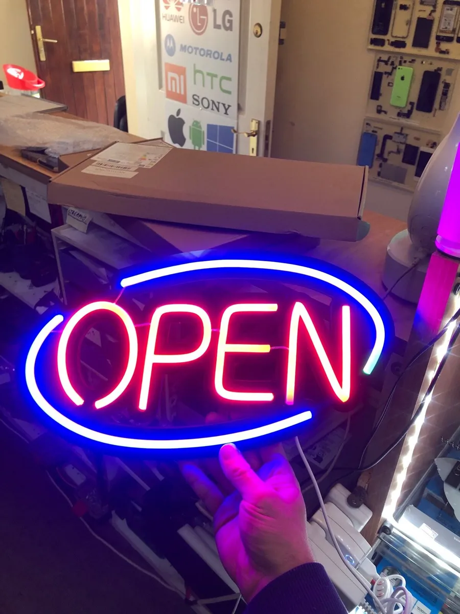 Business Open LED Sign Coffee Shop Take Away - Image 2