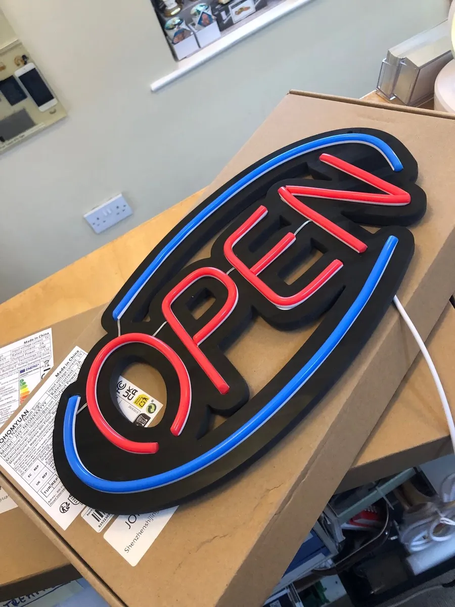 Business Open LED Sign Coffee Shop Take Away - Image 3