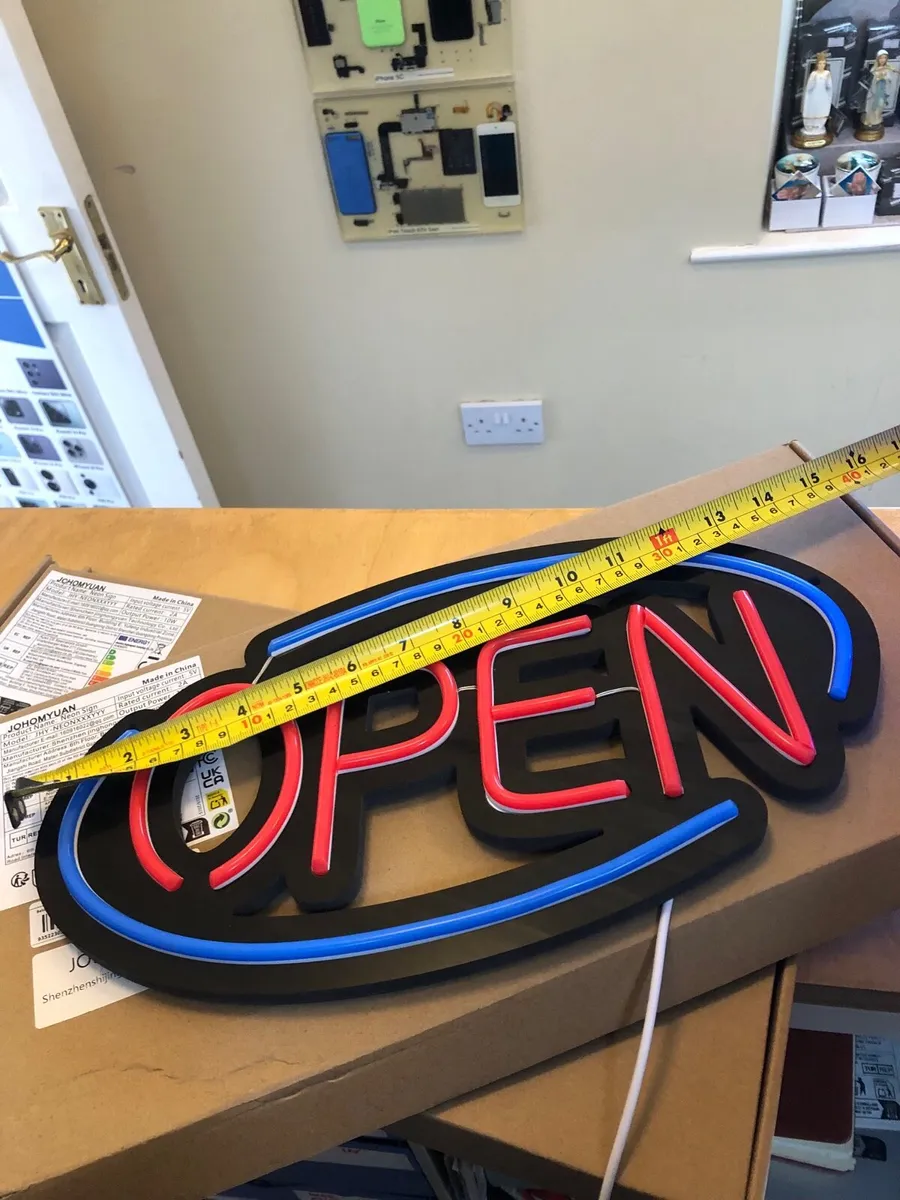 Business Open LED Sign Coffee Shop Take Away - Image 4