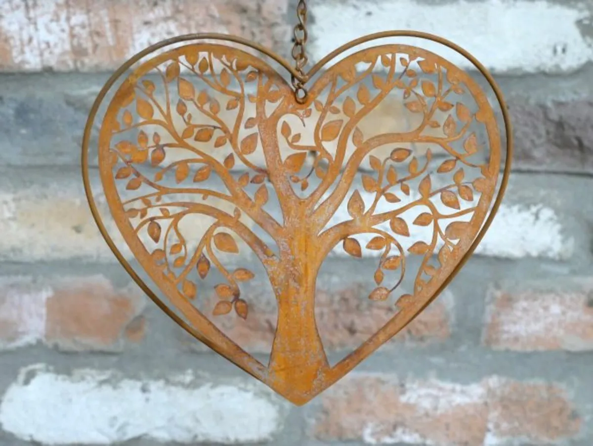 Wind Chime Tree Heart D10086