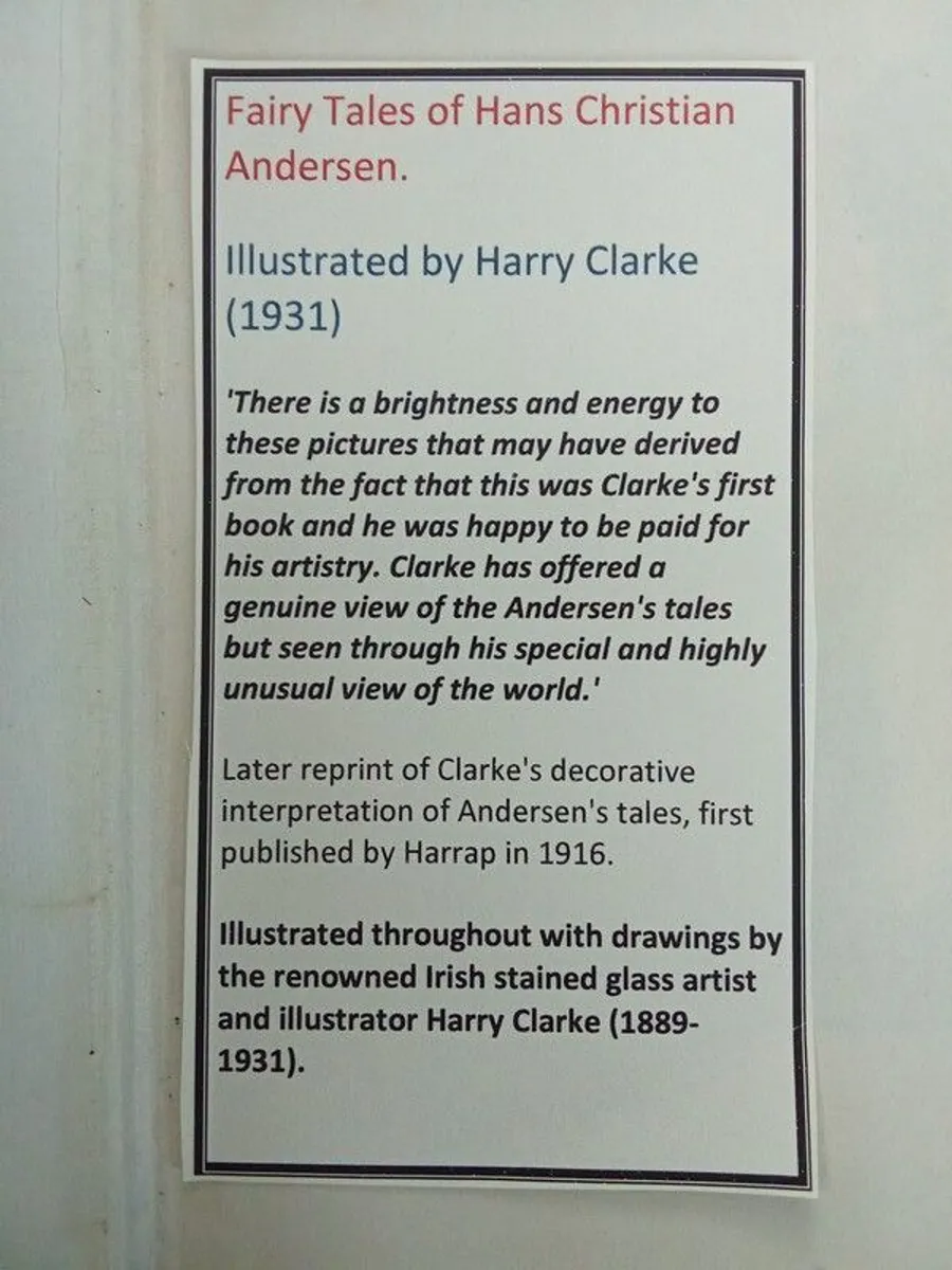 1931 Fairy Tales by Hans Christian Anderson illustrated by Harry Clarke - Image 3