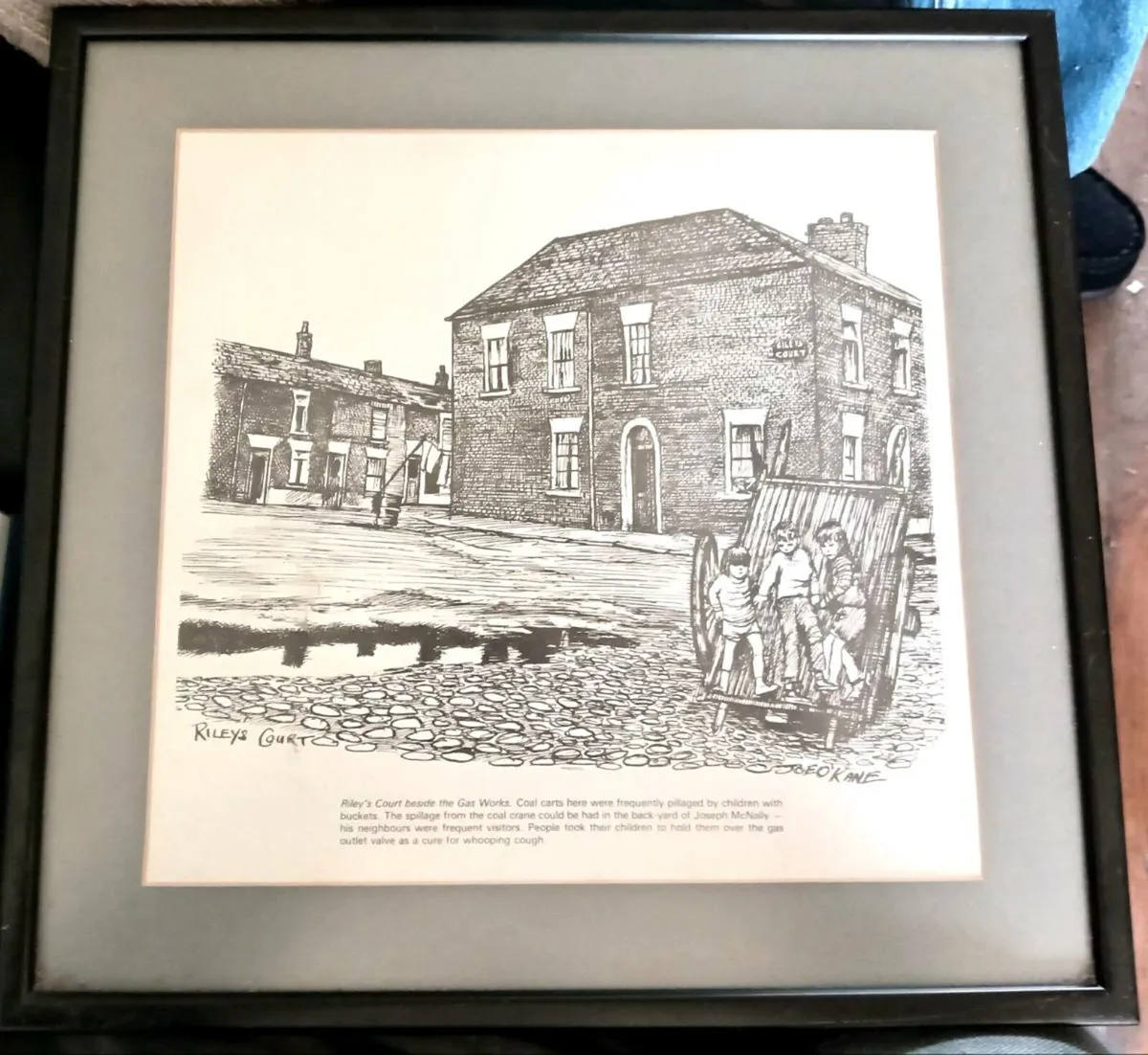 Joe O Kane Rileys Court (Belfast) Print - Image 1