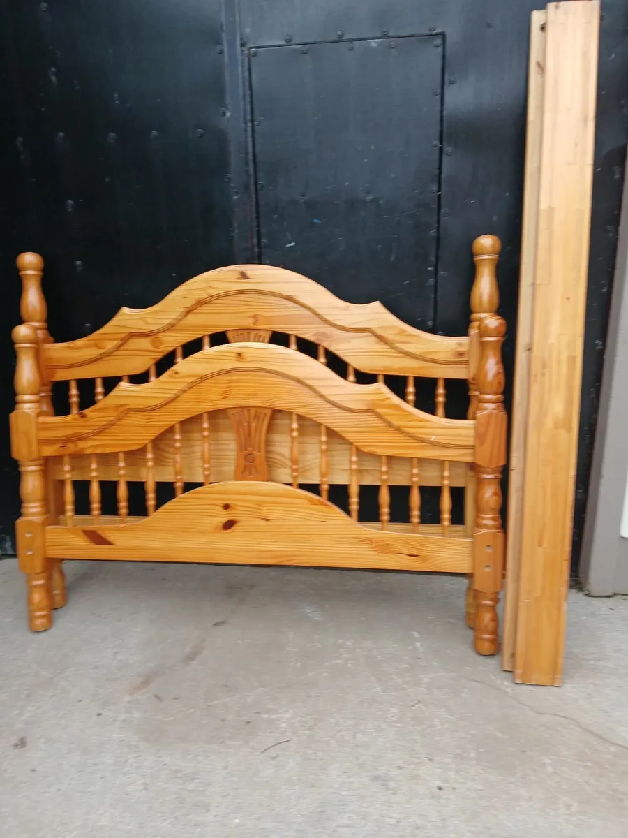 king bed & mattress - Image 3