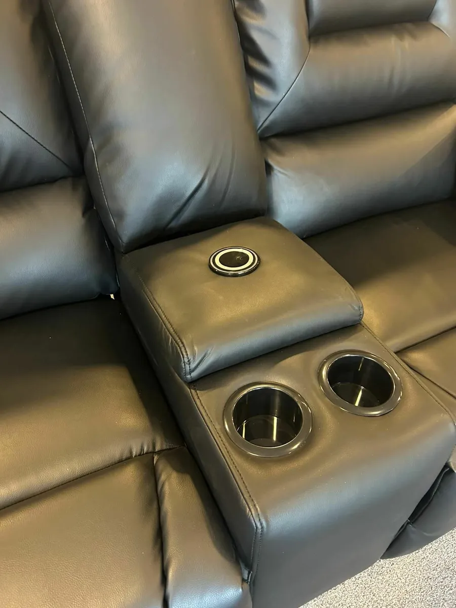 New Leather Sofas With Charging ports - Image 4