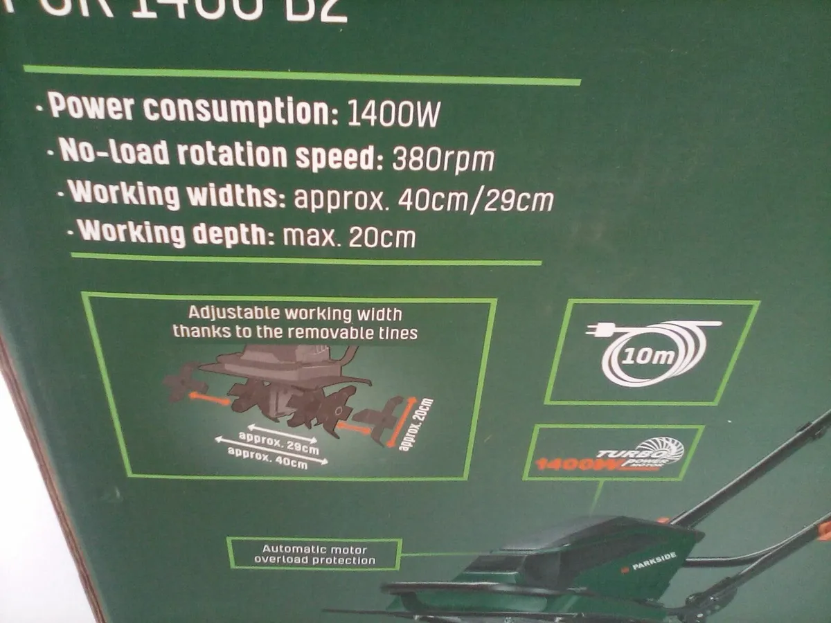 Electric Powered Garden Cultivator / Tiller. - Image 4