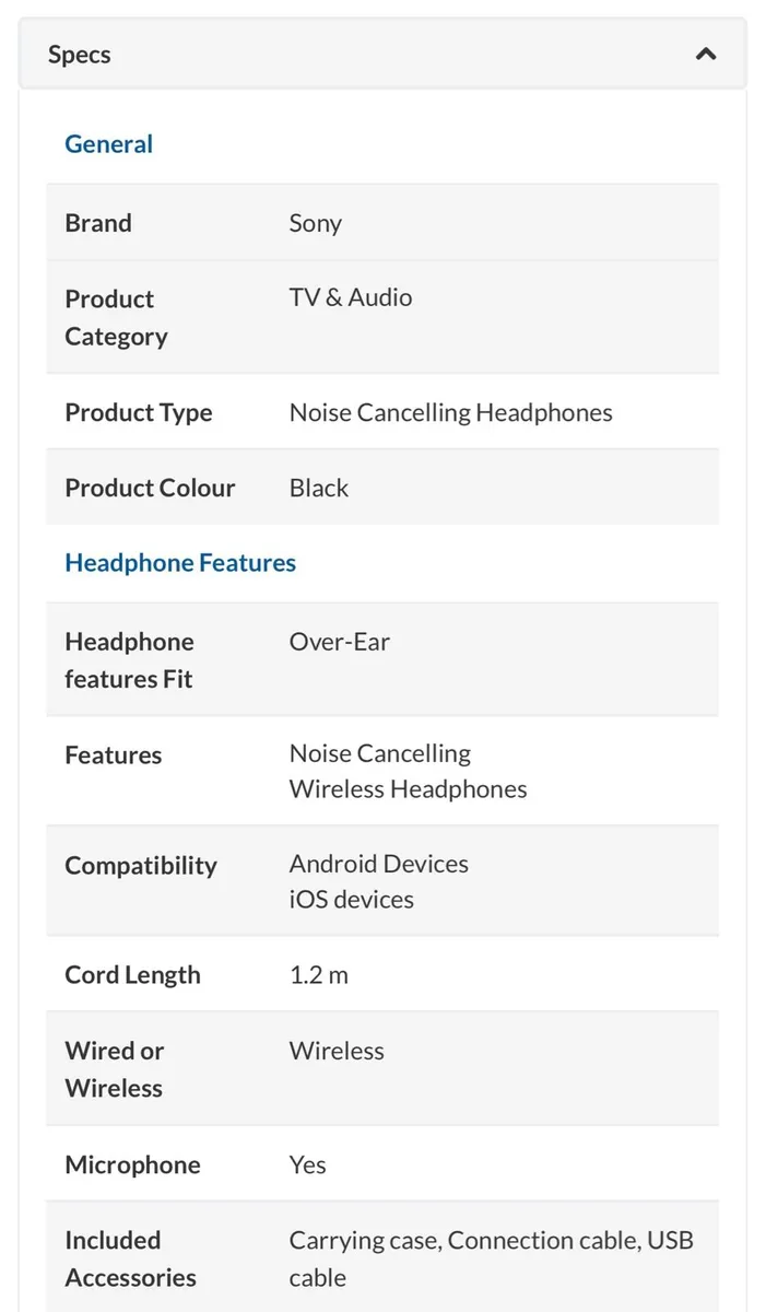 Sony WH-1000XM5 Noise Cancelling Headphones - Image 4