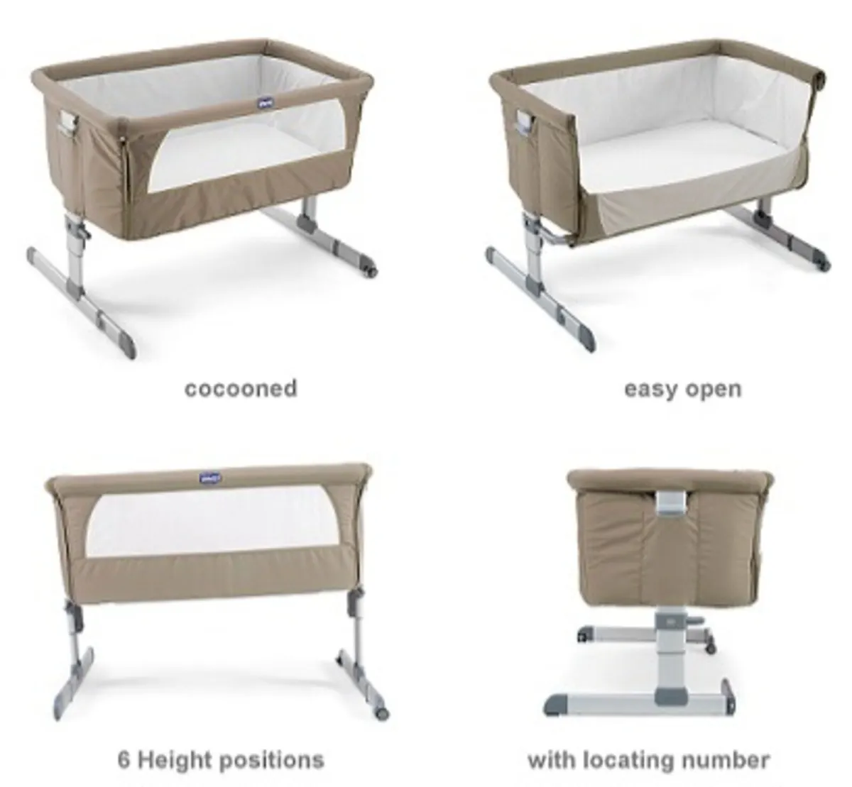 Chicco bedside sleeper crib - Image 1