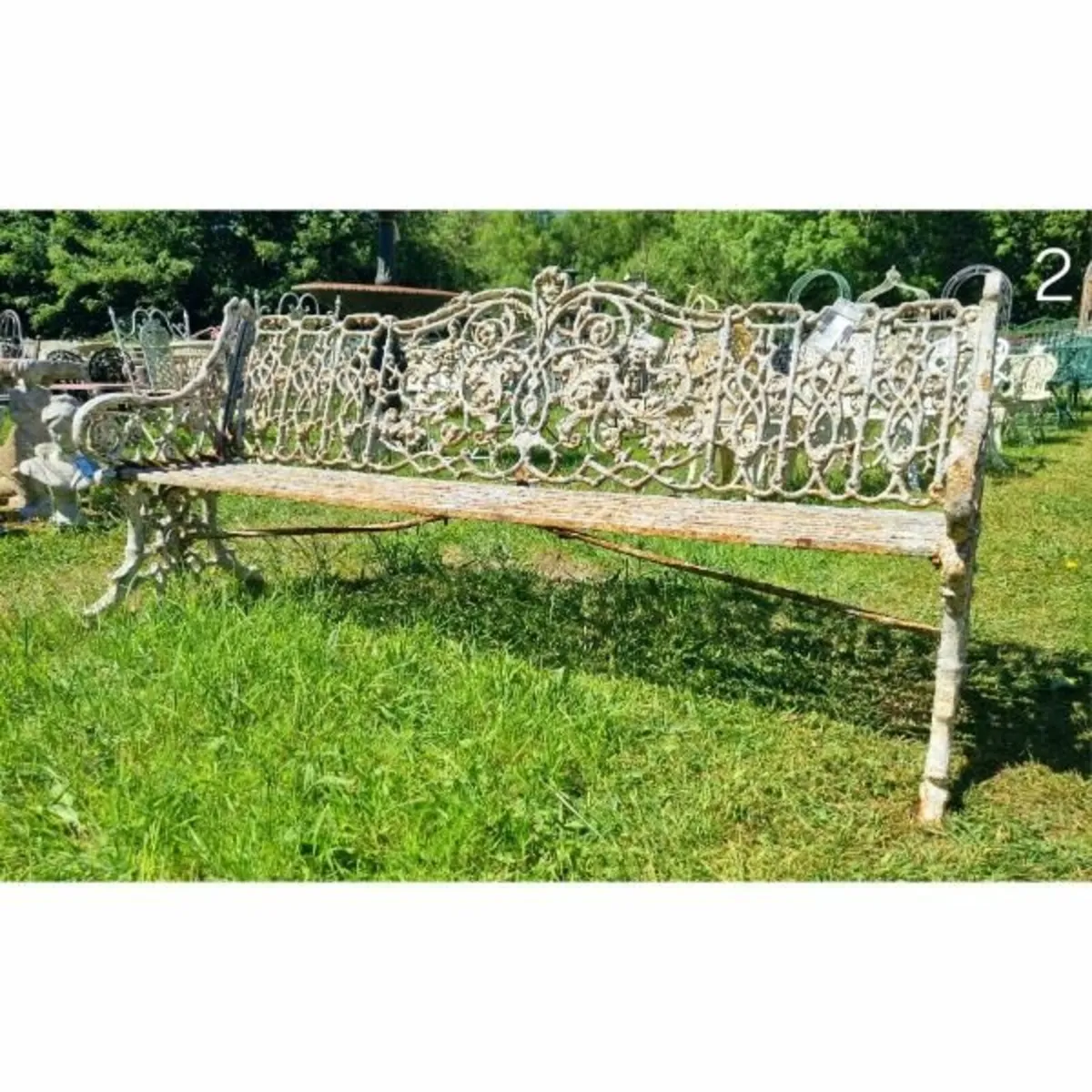 Cast Iron Bench KAS776 - Image 1