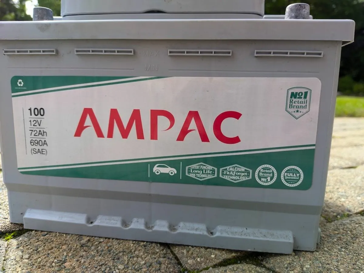 Ampac battery 72Ah (690A) - Image 2