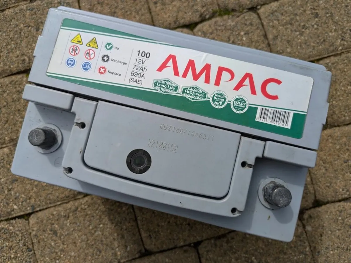 Ampac battery 72Ah (690A) - Image 3