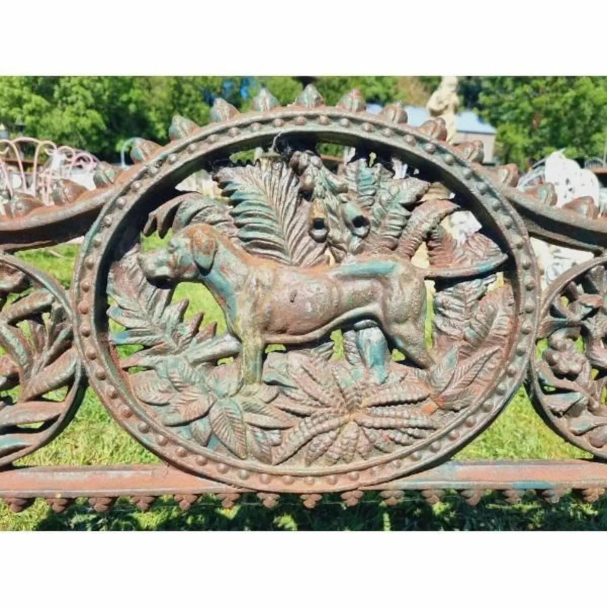 Pair of Cast Iron Benches KAS774 - Image 2