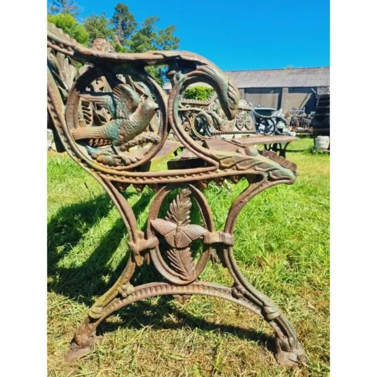 Pair of Cast Iron Benches KAS774 - Image 4