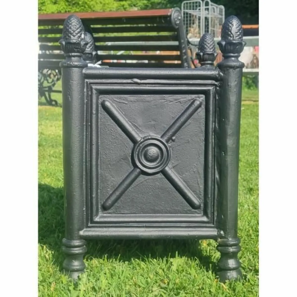 Cast Iron Box Planters CH-R-1337B - Image 3