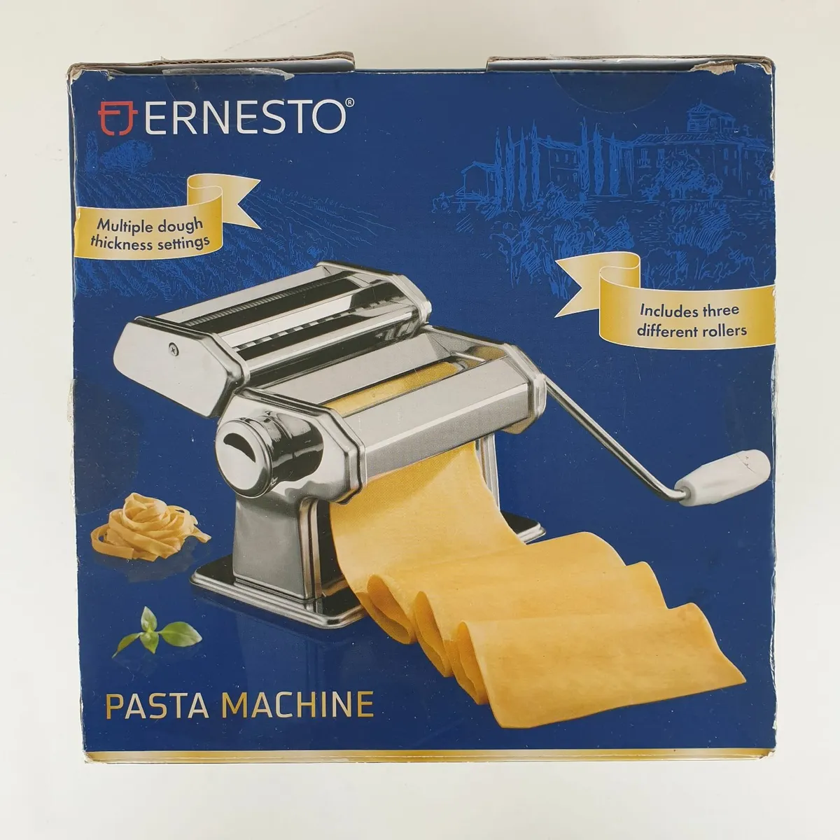 Pasta machine stainless steel boxed unused - Image 1