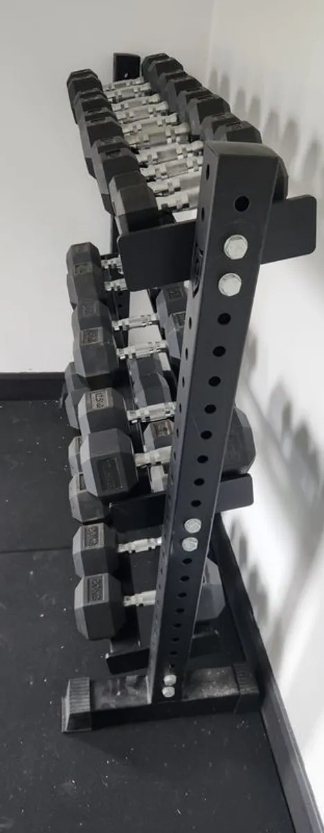 Dumbbell set (11 pairs) and rack - Image 2