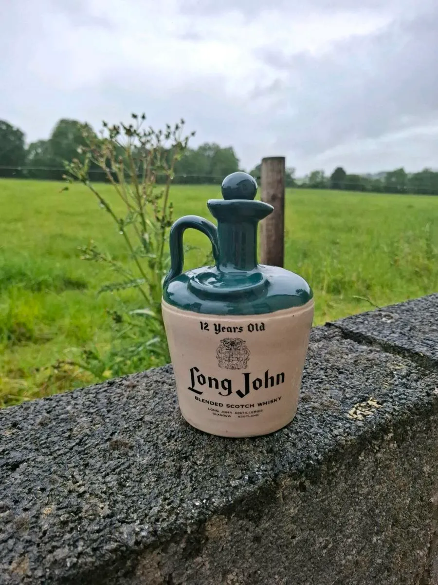 Long john whiskey bottle