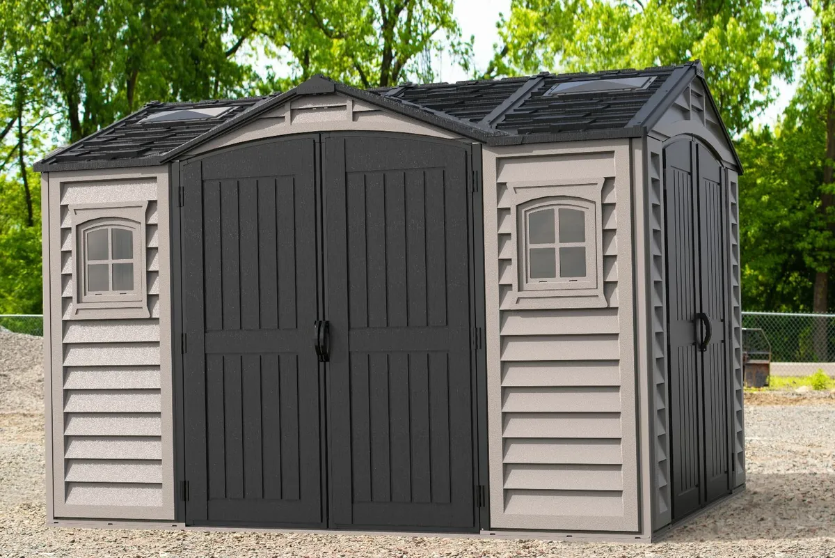 Apex Pro Plus Vinyl Sheds   10.5×8   Free Delivery - Image 1