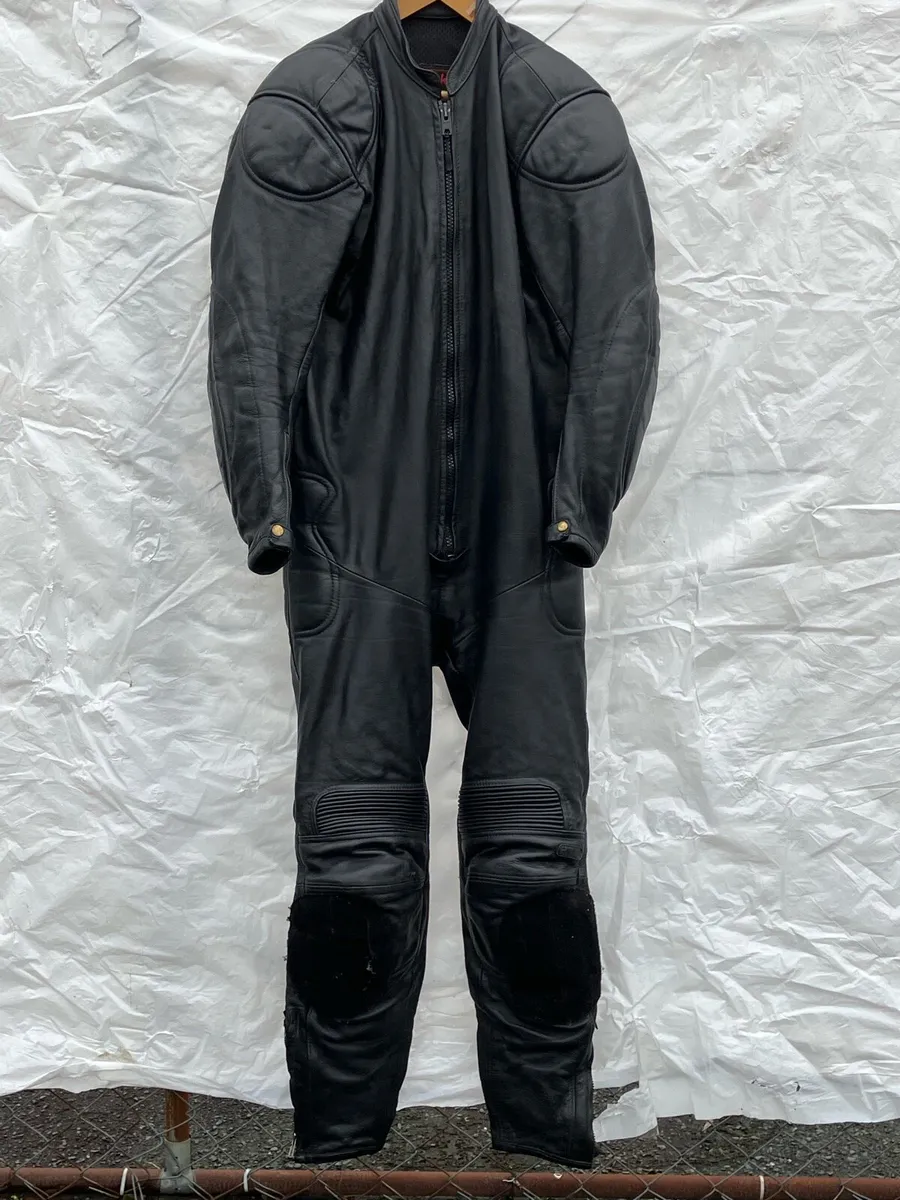 BTK One Piece Heavy Duty Leather Motorcycle Suit - Image 1