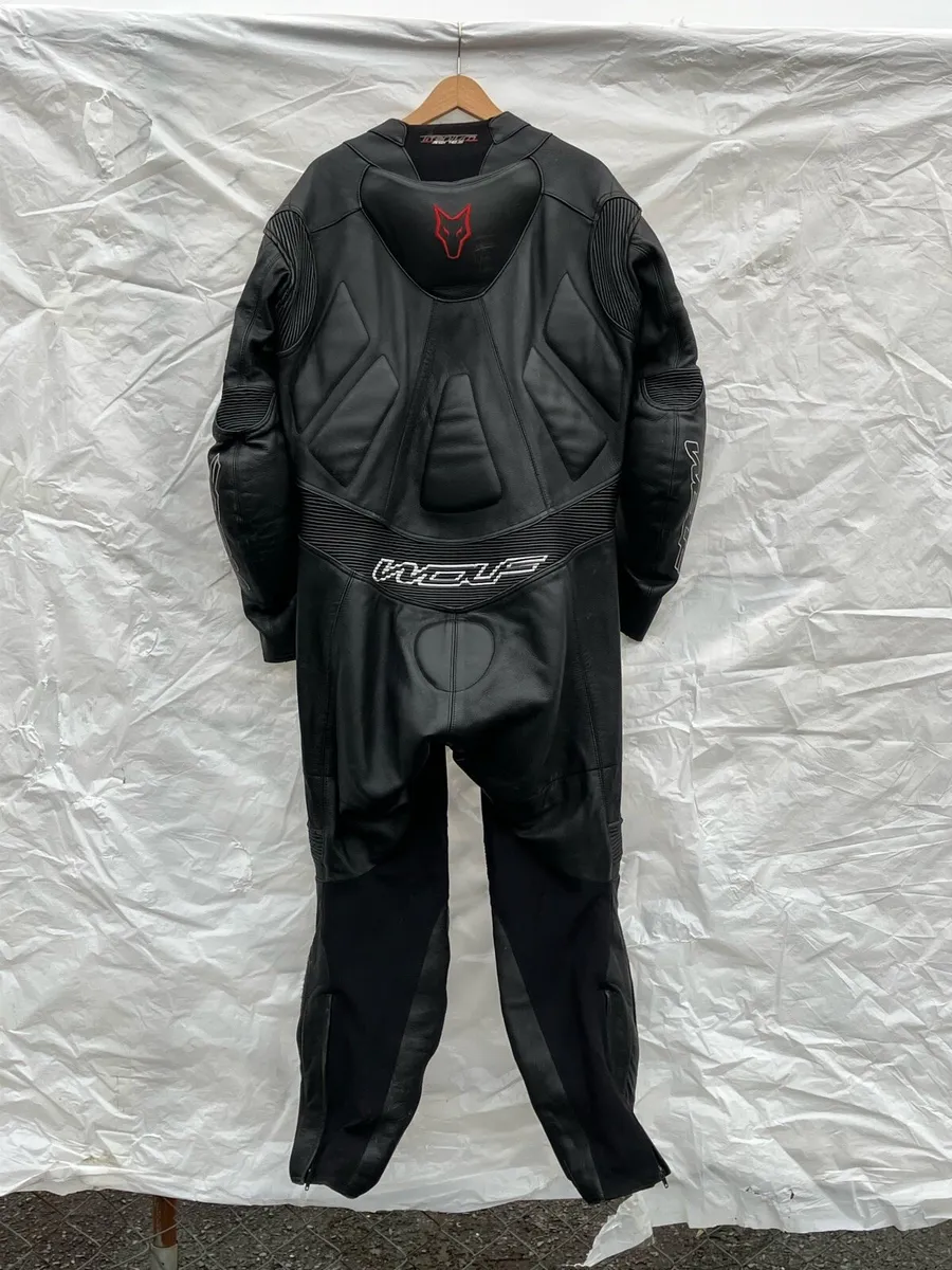 Wolf One Piece Leathers Motorcycle Suit - Image 3