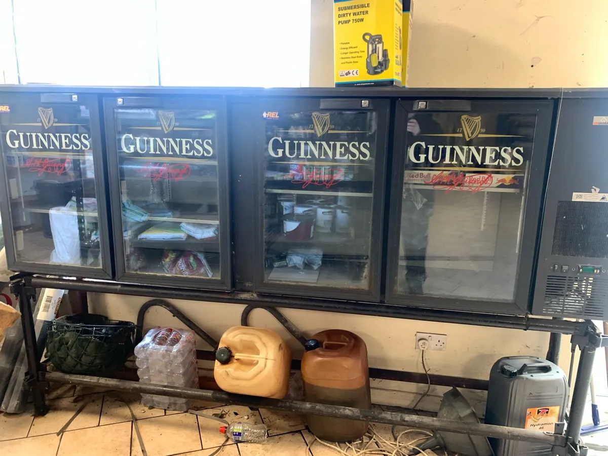 Guinness fridge 9 ft long much van - Image 1