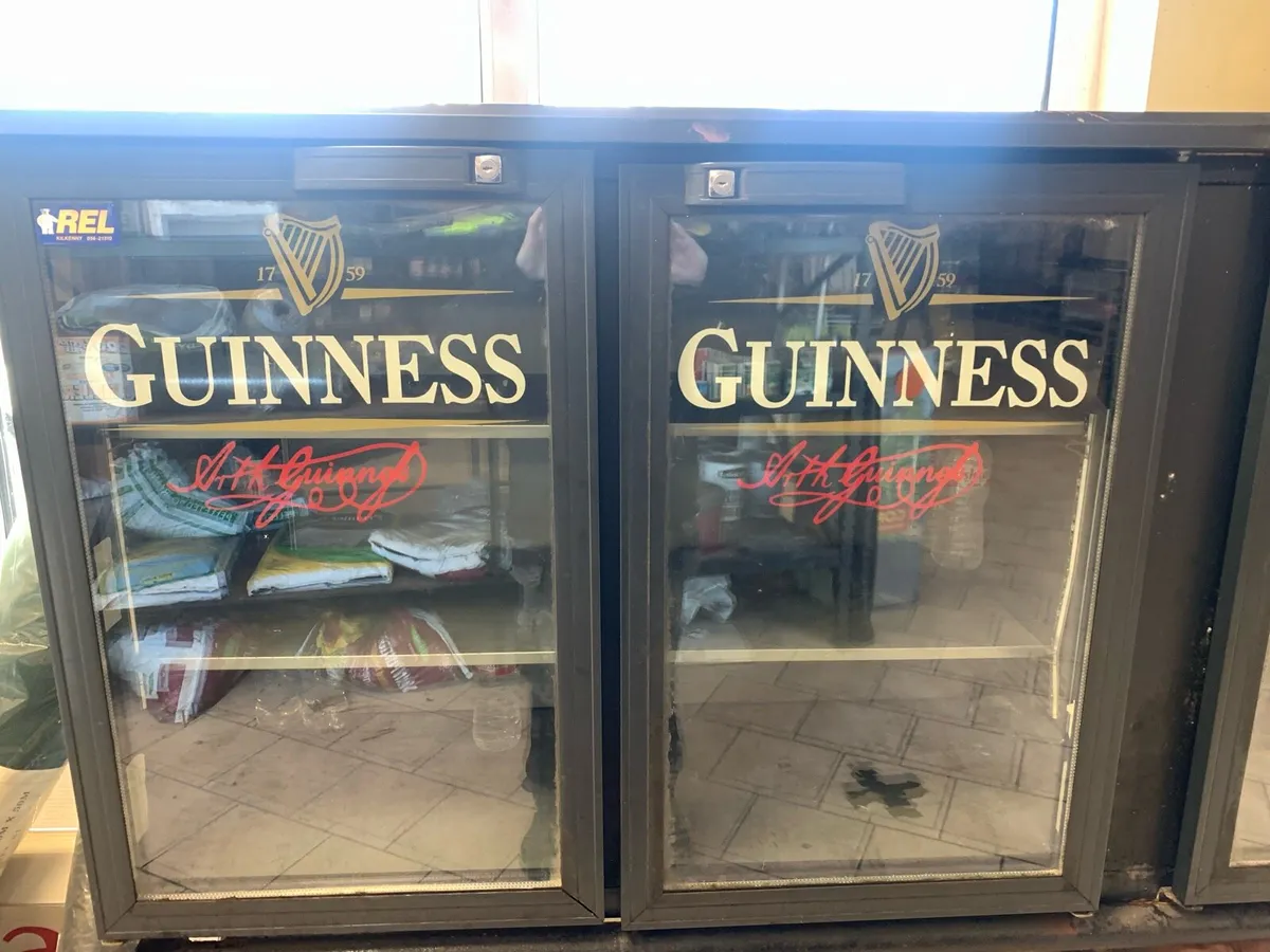 Guinness fridge 9 ft long much van - Image 4