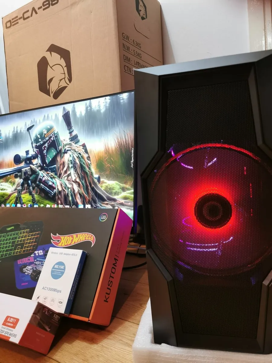 PC GAMING COMPUTER MONITOR 1 TB SSD 8 FANS LED - Image 3