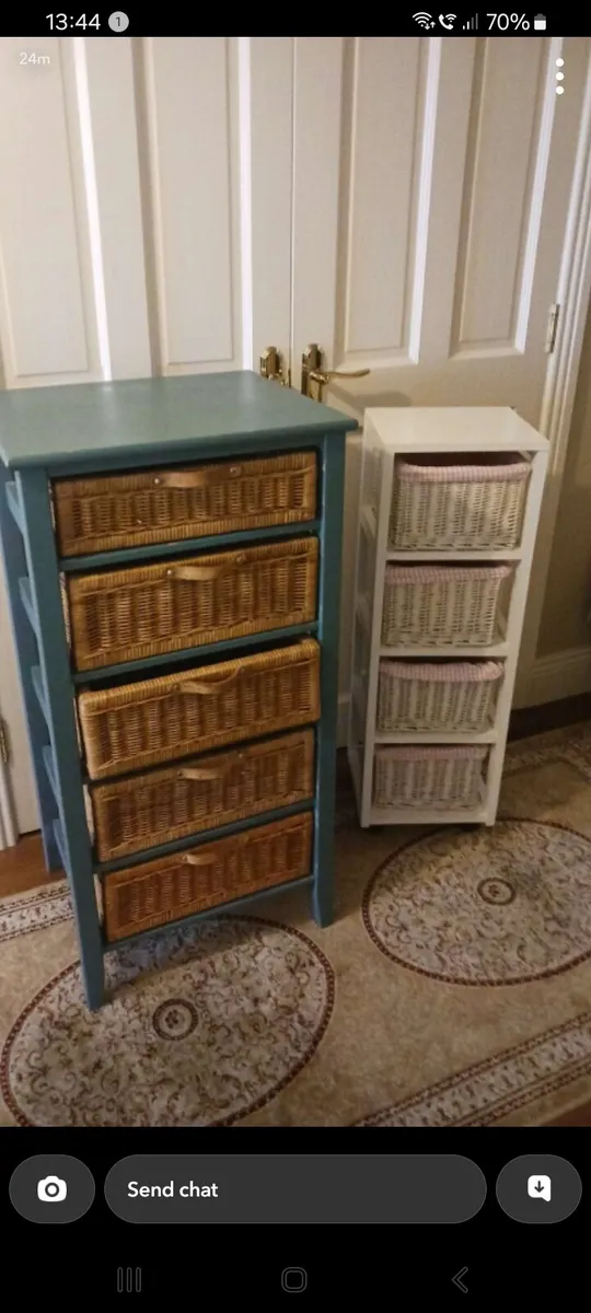 2 sets of storage drawers priced per unit