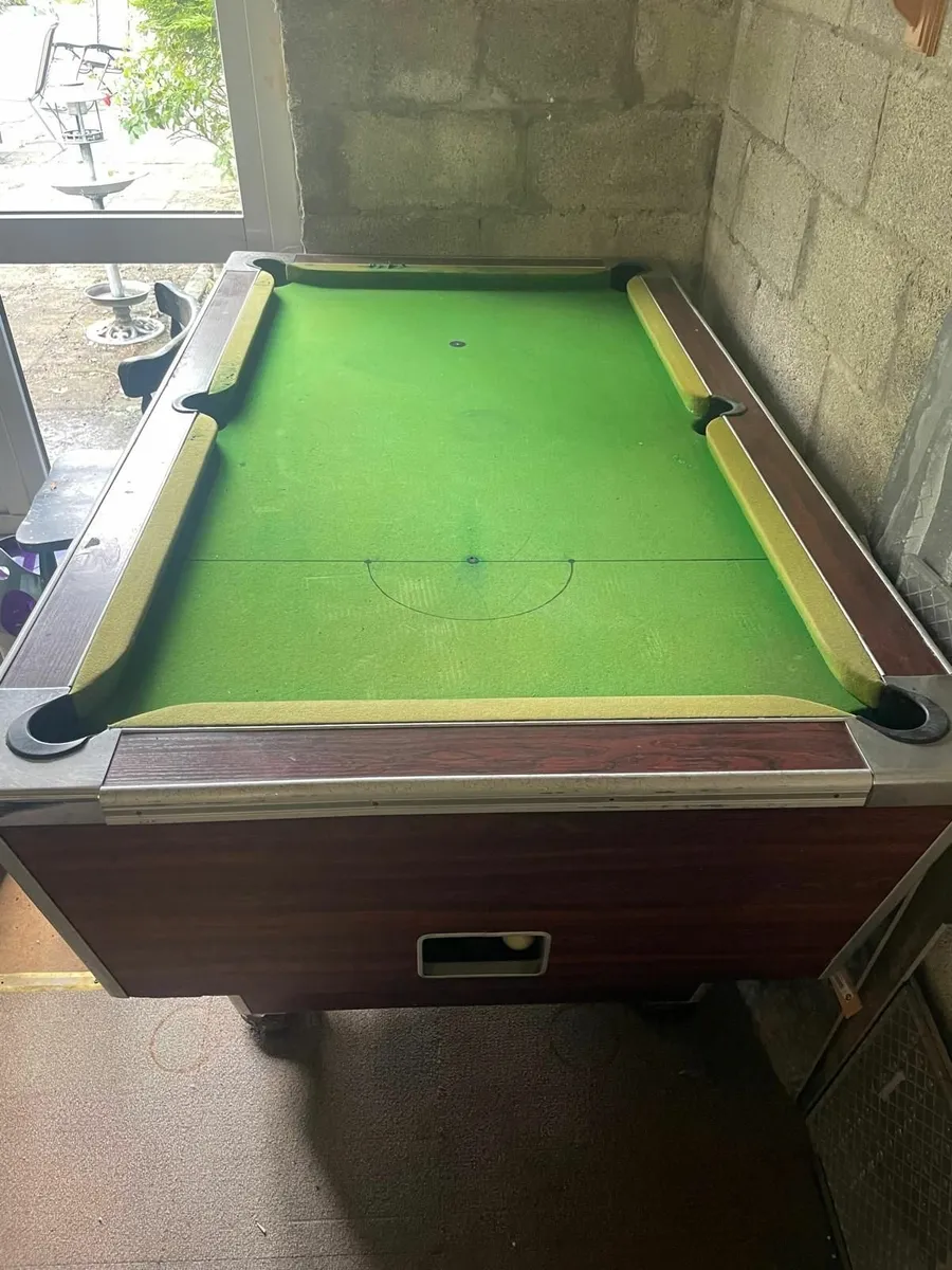 Superleague Slate 6x3 Pool Table - Image 1