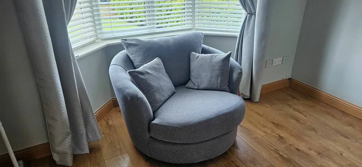Sofa and Swivel Armchair - Image 3