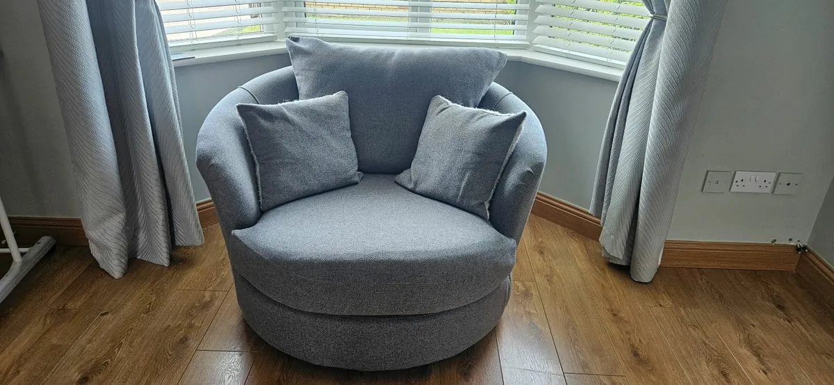 Sofa and Swivel Armchair - Image 4