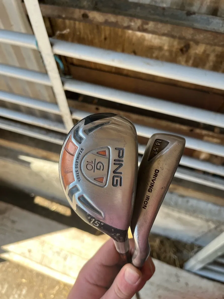 Ping g10 irons set, driving iron and hybrid - Image 2