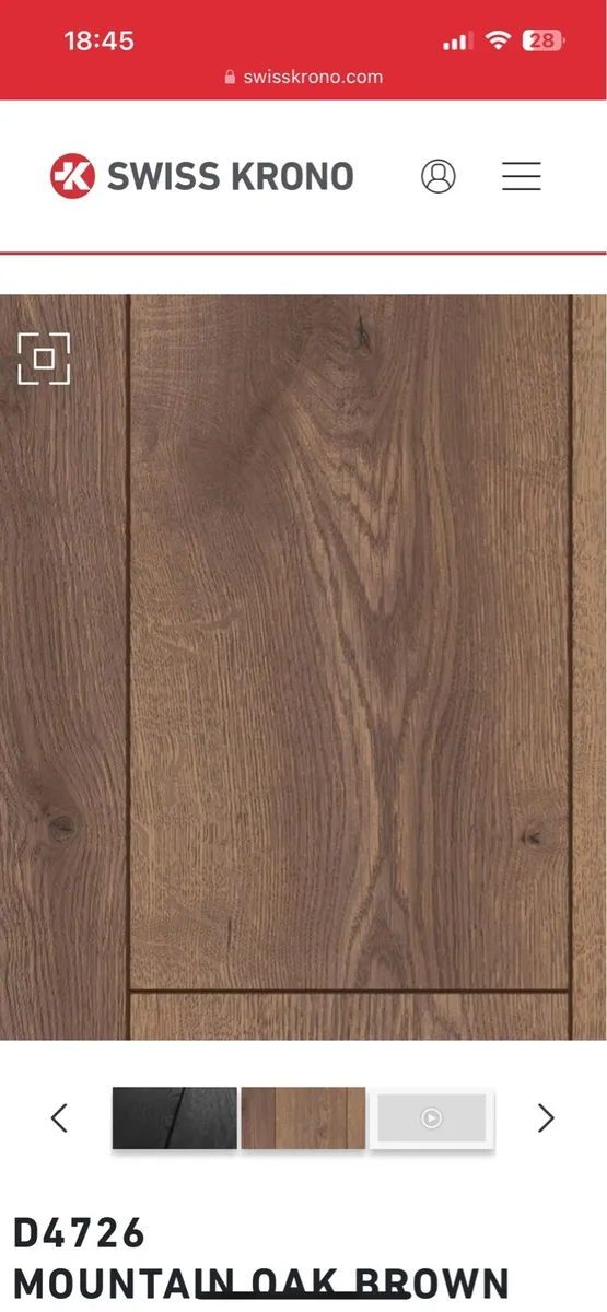 Kronotex 10mm AC5 Mammut Plus Brown Oak Laminate - Image 1