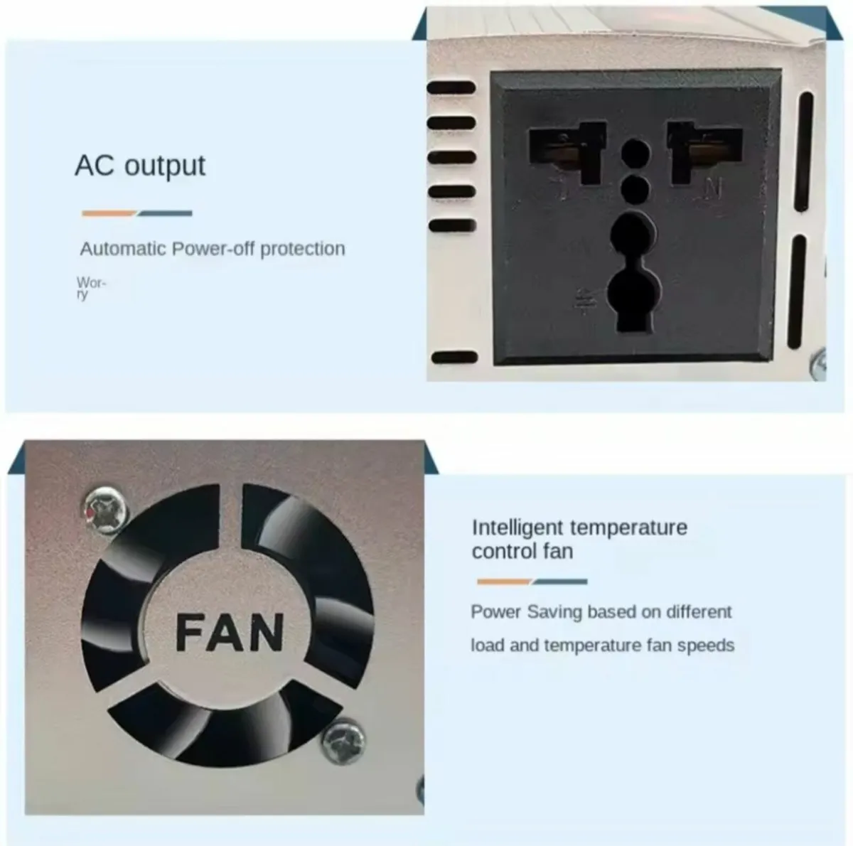 Power Inverter 2000W 12V to 220V Portatable Conver - Image 2