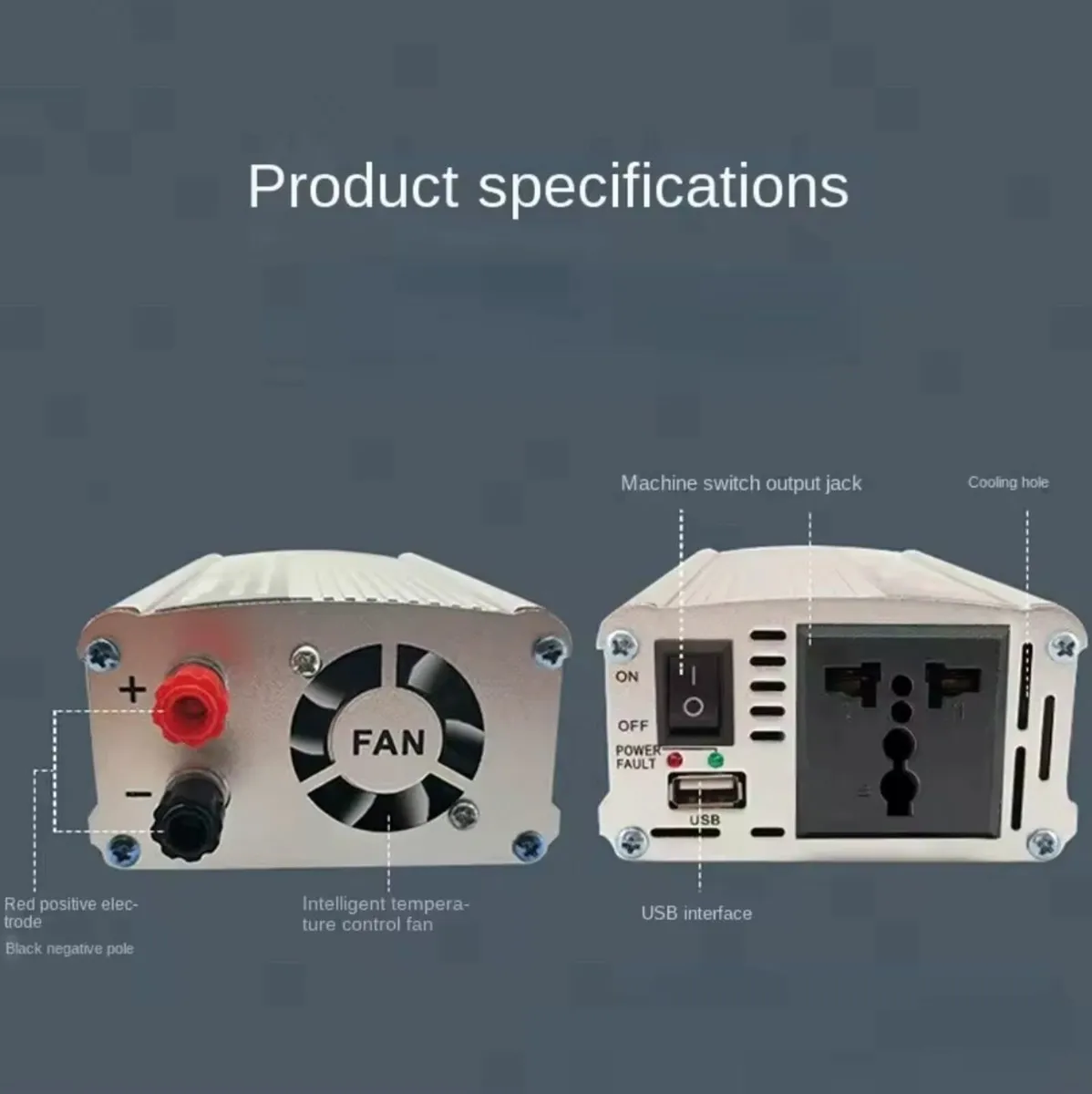 Power Inverter 2000W 12V to 220V Portatable Conver - Image 3
