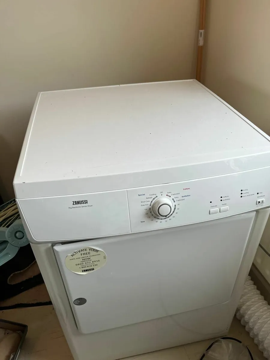 Zanussi  7kg Electronic Sensor Vented Tumble Dryer - Image 1