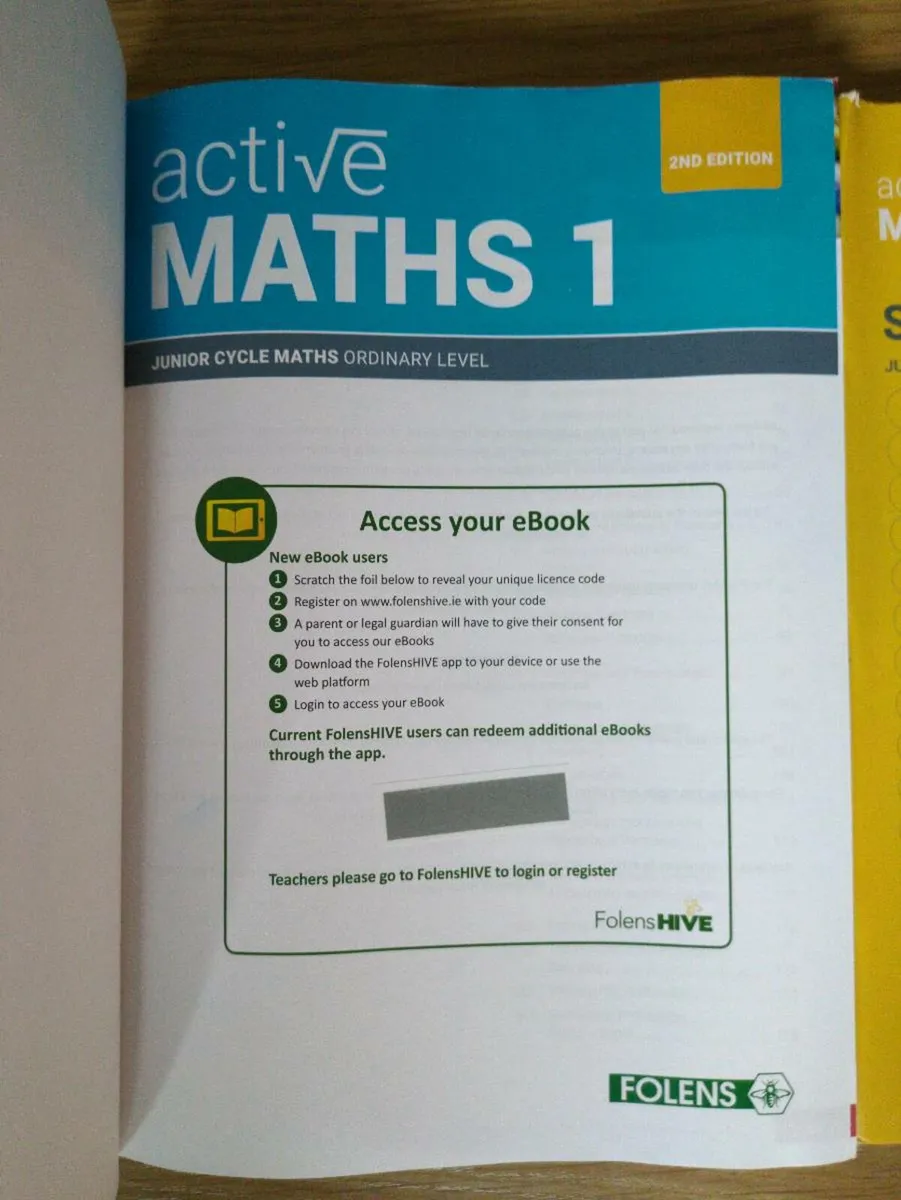 Active Maths 1 Ordinary Level Junior Cycle - Image 2
