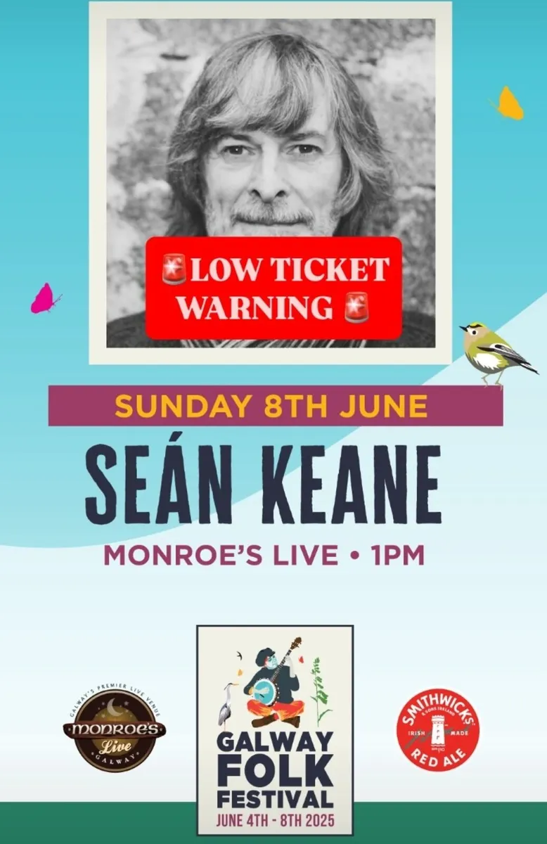 Sean Keane tickets - Image 1