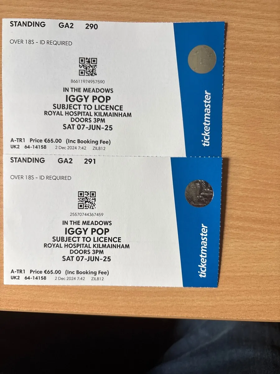 Concert tickets