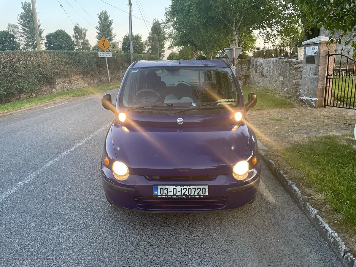 FIAT MULTIPLA WHEELCHAIR NCT 11/25 - Image 2