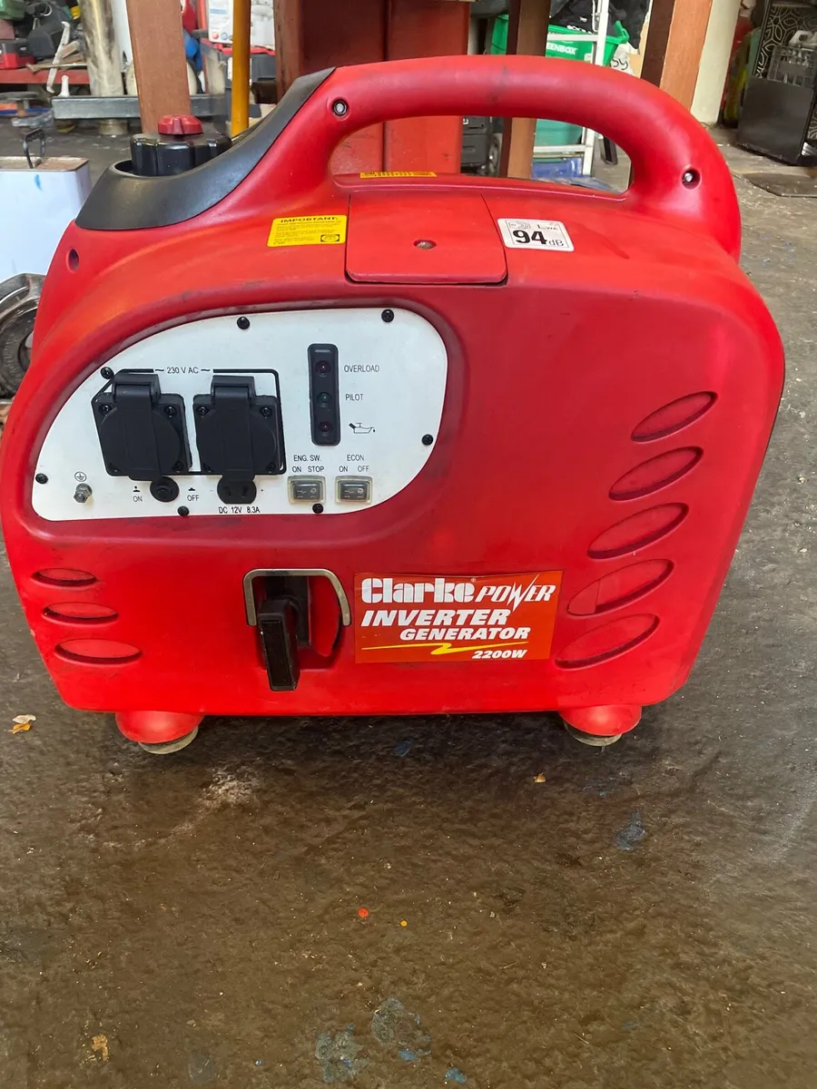 Large Clarke silent petrol generator