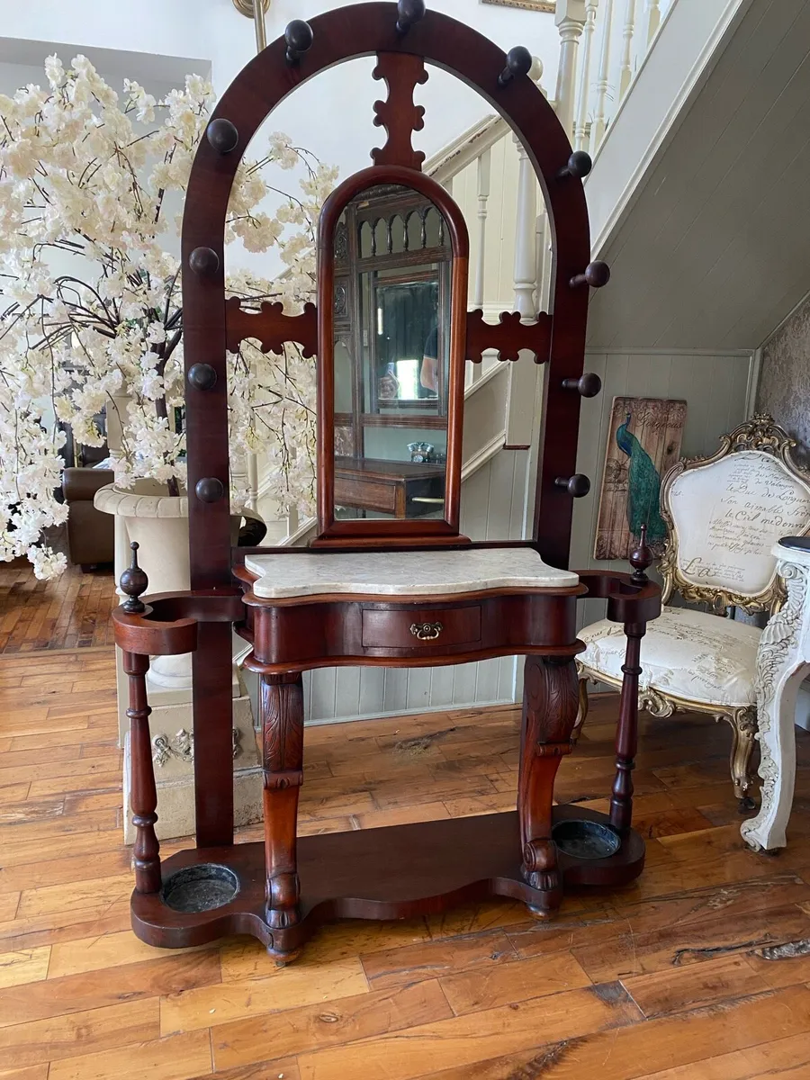 Antique hallstand - Image 2