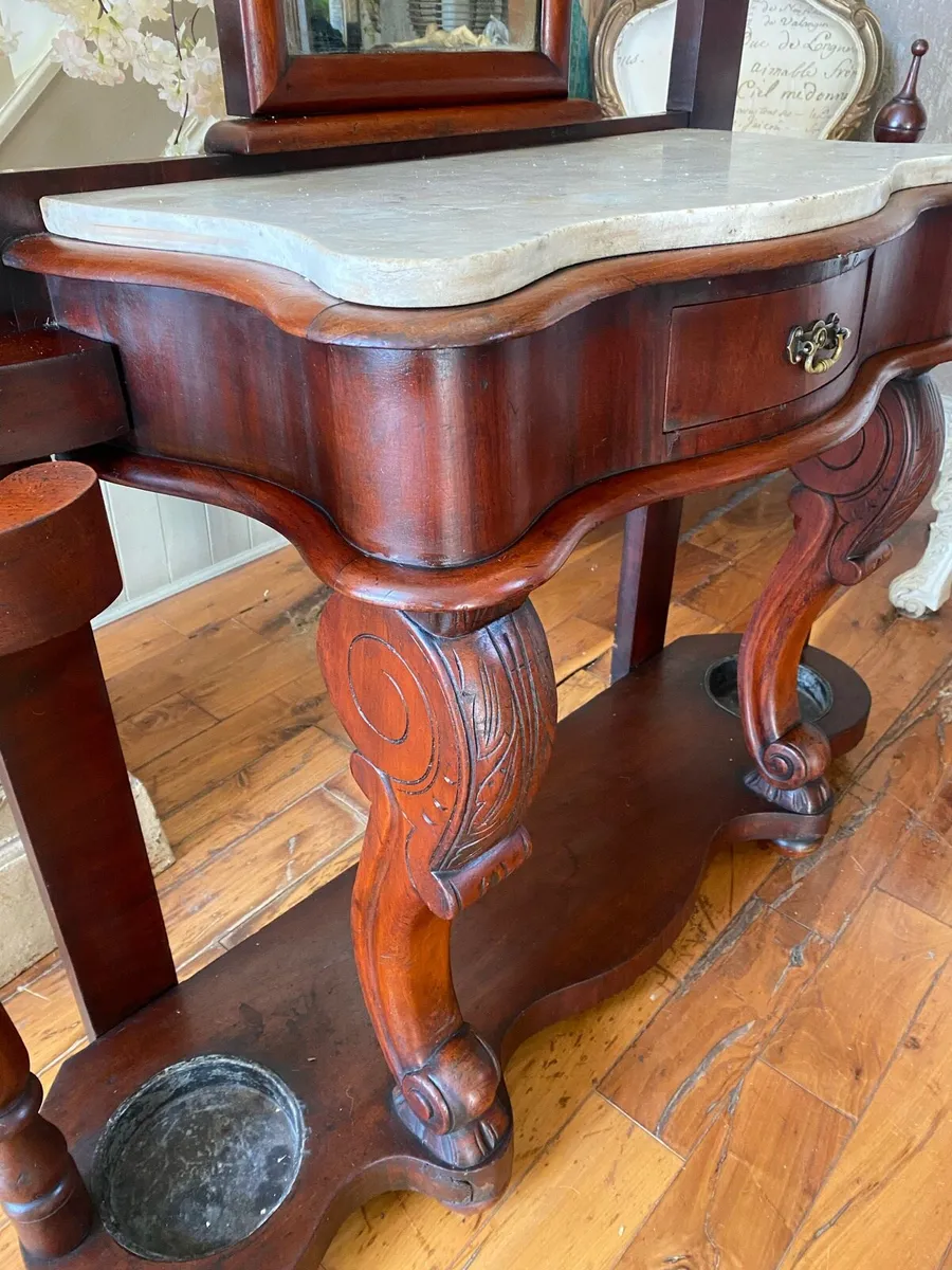Antique hallstand - Image 3