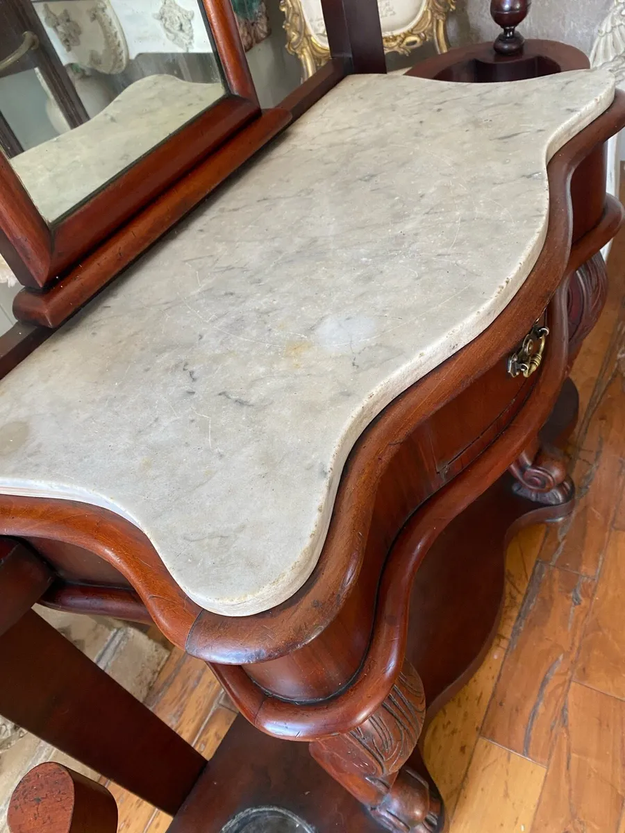 Antique hallstand - Image 4