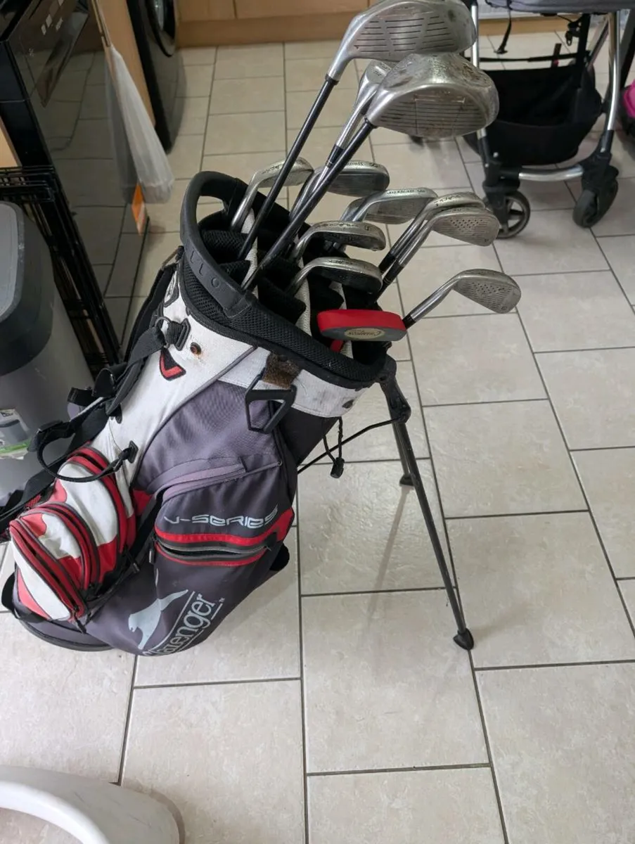 Set of adult Golf clubs with stand bag - Image 3